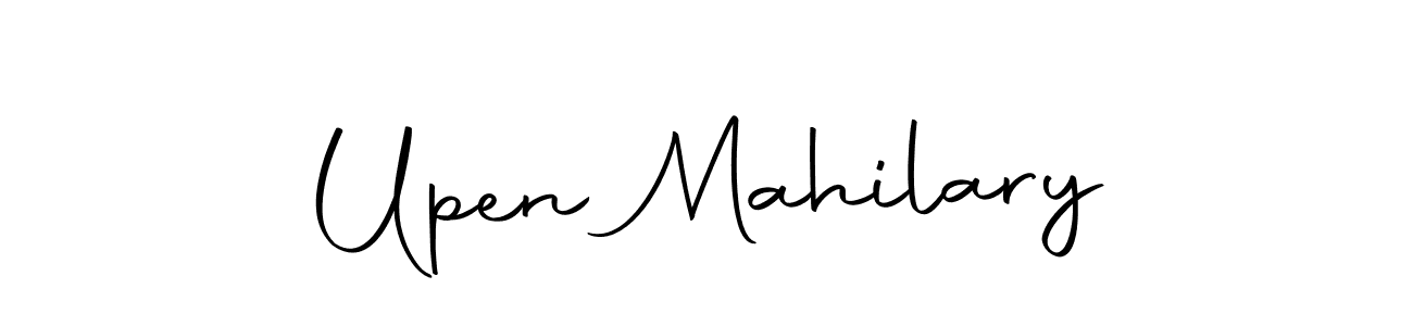 Make a beautiful signature design for name Upen Mahilary. With this signature (Autography-DOLnW) style, you can create a handwritten signature for free. Upen Mahilary signature style 10 images and pictures png