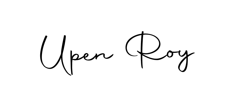 Make a beautiful signature design for name Upen Roy. With this signature (Autography-DOLnW) style, you can create a handwritten signature for free. Upen Roy signature style 10 images and pictures png