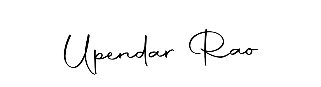 Create a beautiful signature design for name Upendar Rao. With this signature (Autography-DOLnW) fonts, you can make a handwritten signature for free. Upendar Rao signature style 10 images and pictures png