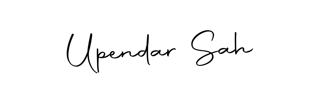 Make a beautiful signature design for name Upendar Sah. Use this online signature maker to create a handwritten signature for free. Upendar Sah signature style 10 images and pictures png