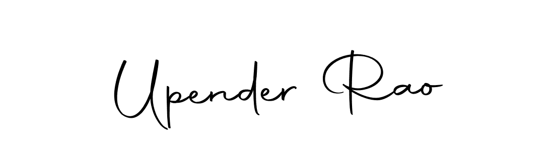 It looks lik you need a new signature style for name Upender Rao. Design unique handwritten (Autography-DOLnW) signature with our free signature maker in just a few clicks. Upender Rao signature style 10 images and pictures png