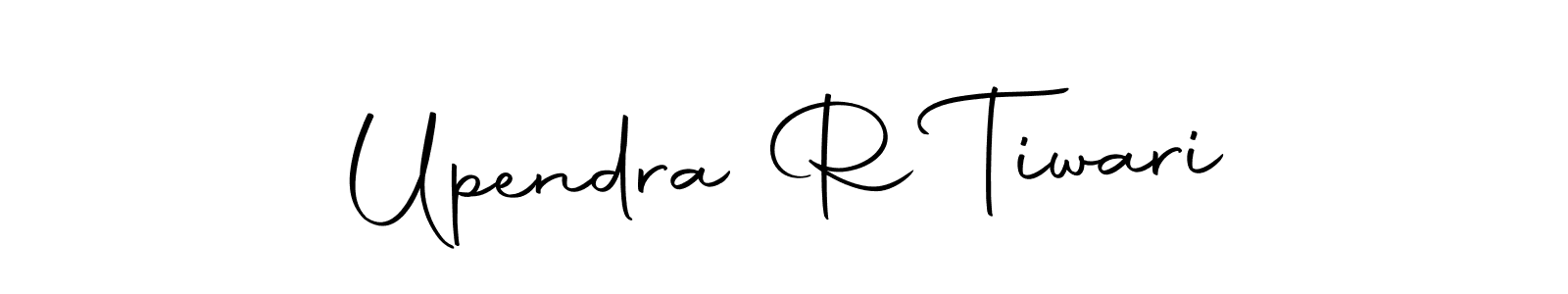 Create a beautiful signature design for name Upendra R Tiwari. With this signature (Autography-DOLnW) fonts, you can make a handwritten signature for free. Upendra R Tiwari signature style 10 images and pictures png