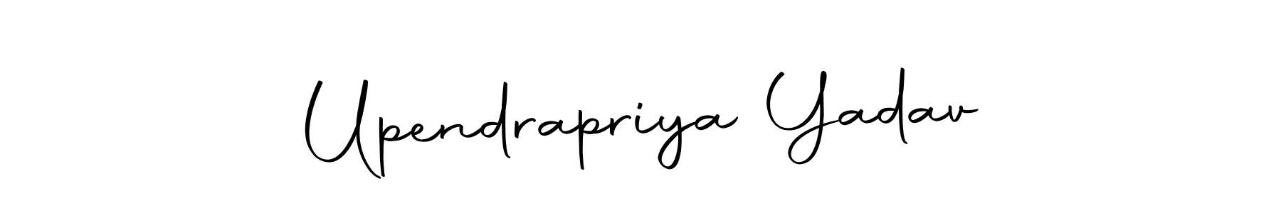 Make a beautiful signature design for name Upendrapriya Yadav. With this signature (Autography-DOLnW) style, you can create a handwritten signature for free. Upendrapriya Yadav signature style 10 images and pictures png