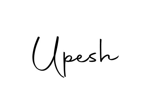 Design your own signature with our free online signature maker. With this signature software, you can create a handwritten (Autography-DOLnW) signature for name Upesh. Upesh signature style 10 images and pictures png