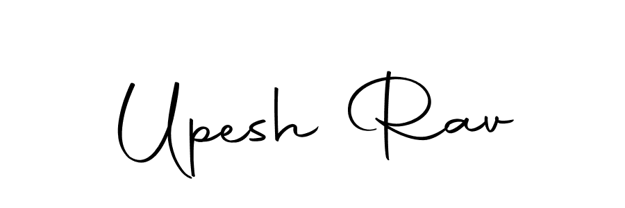 Upesh Rav stylish signature style. Best Handwritten Sign (Autography-DOLnW) for my name. Handwritten Signature Collection Ideas for my name Upesh Rav. Upesh Rav signature style 10 images and pictures png