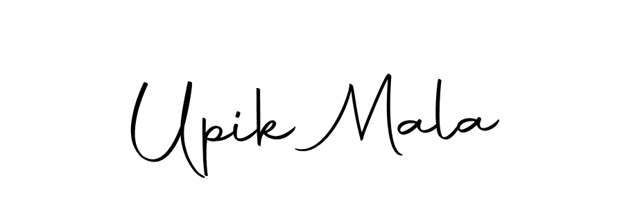 Make a beautiful signature design for name Upik Mala. With this signature (Autography-DOLnW) style, you can create a handwritten signature for free. Upik Mala signature style 10 images and pictures png