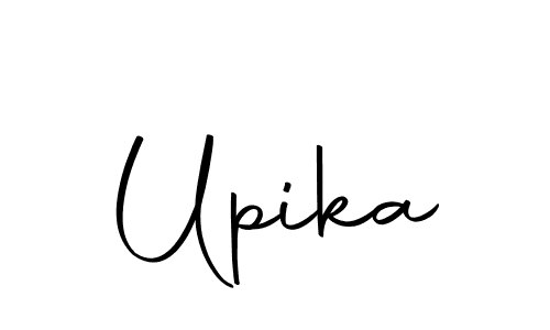 Create a beautiful signature design for name Upika. With this signature (Autography-DOLnW) fonts, you can make a handwritten signature for free. Upika signature style 10 images and pictures png