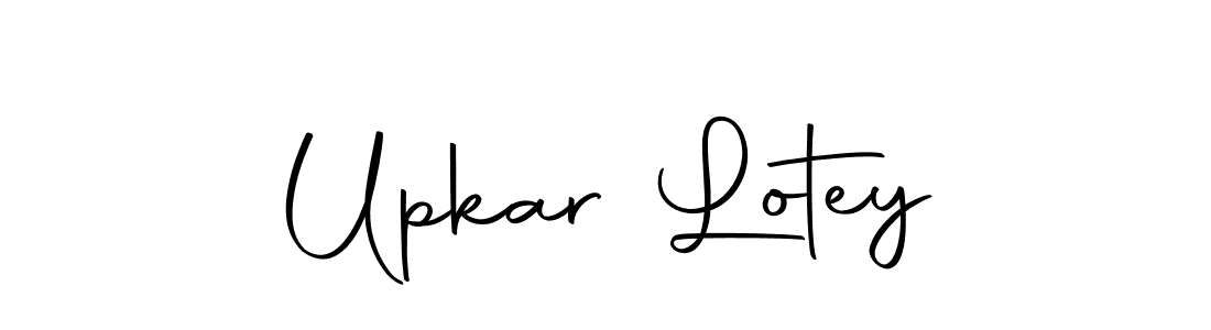 Make a beautiful signature design for name Upkar Lotey. Use this online signature maker to create a handwritten signature for free. Upkar Lotey signature style 10 images and pictures png