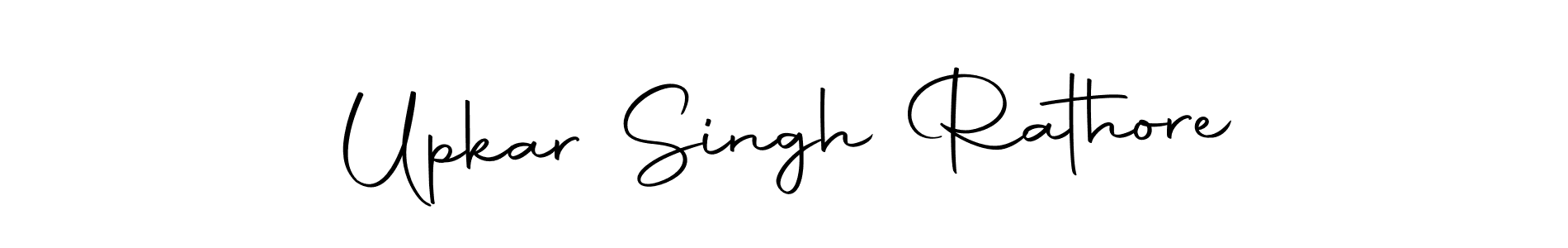 Design your own signature with our free online signature maker. With this signature software, you can create a handwritten (Autography-DOLnW) signature for name Upkar Singh Rathore. Upkar Singh Rathore signature style 10 images and pictures png