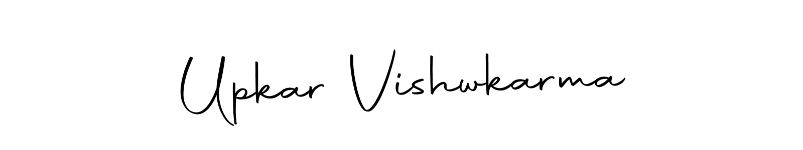 Make a beautiful signature design for name Upkar Vishwkarma. With this signature (Autography-DOLnW) style, you can create a handwritten signature for free. Upkar Vishwkarma signature style 10 images and pictures png