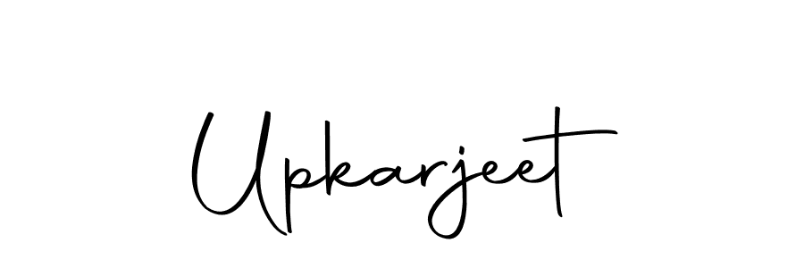 Design your own signature with our free online signature maker. With this signature software, you can create a handwritten (Autography-DOLnW) signature for name Upkarjeet. Upkarjeet signature style 10 images and pictures png