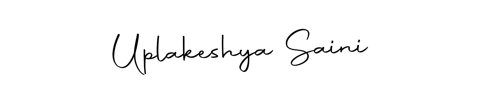 Create a beautiful signature design for name Uplakeshya Saini. With this signature (Autography-DOLnW) fonts, you can make a handwritten signature for free. Uplakeshya Saini signature style 10 images and pictures png