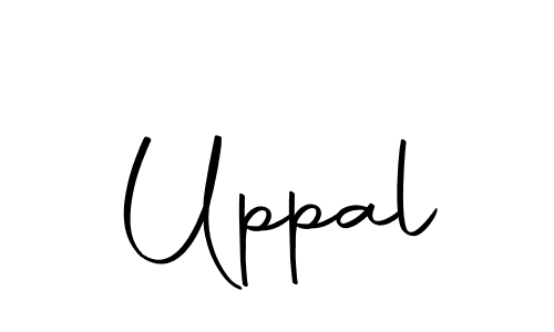 Create a beautiful signature design for name Uppal. With this signature (Autography-DOLnW) fonts, you can make a handwritten signature for free. Uppal signature style 10 images and pictures png