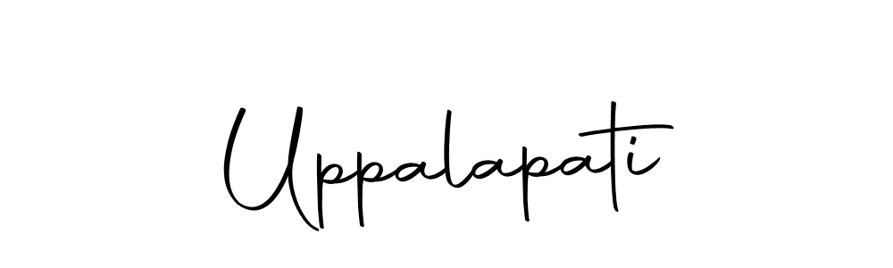 Make a beautiful signature design for name Uppalapati. With this signature (Autography-DOLnW) style, you can create a handwritten signature for free. Uppalapati signature style 10 images and pictures png