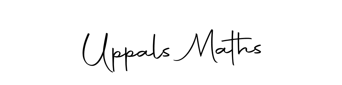 Here are the top 10 professional signature styles for the name Uppals Maths. These are the best autograph styles you can use for your name. Uppals Maths signature style 10 images and pictures png