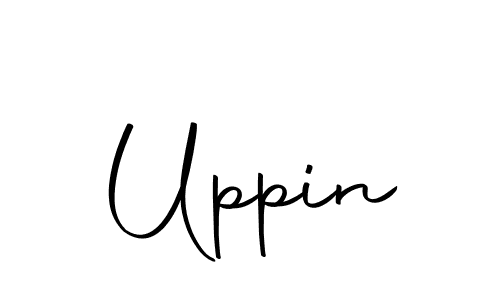 The best way (Autography-DOLnW) to make a short signature is to pick only two or three words in your name. The name Uppin include a total of six letters. For converting this name. Uppin signature style 10 images and pictures png