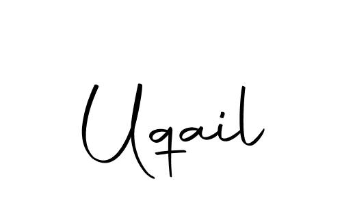Here are the top 10 professional signature styles for the name Uqail. These are the best autograph styles you can use for your name. Uqail signature style 10 images and pictures png