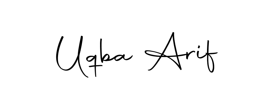 Here are the top 10 professional signature styles for the name Uqba Arif. These are the best autograph styles you can use for your name. Uqba Arif signature style 10 images and pictures png