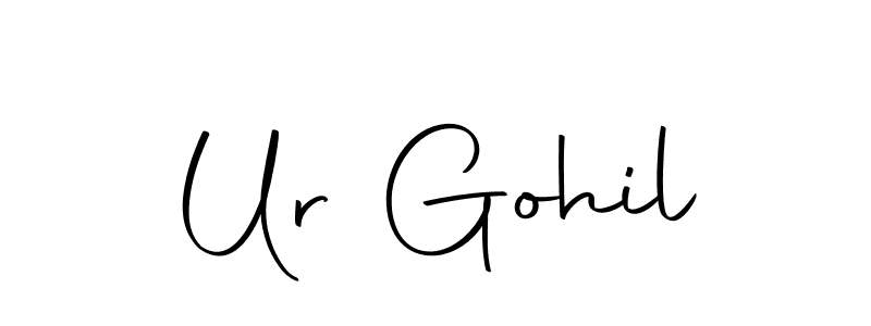 How to make Ur Gohil signature? Autography-DOLnW is a professional autograph style. Create handwritten signature for Ur Gohil name. Ur Gohil signature style 10 images and pictures png