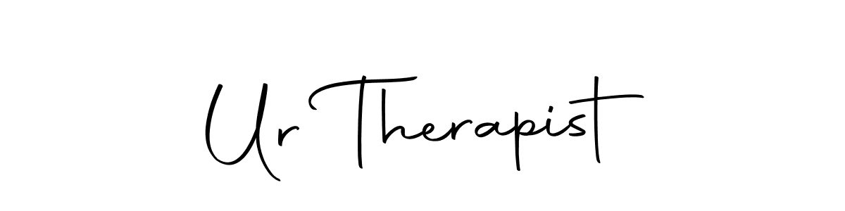 Ur Therapist stylish signature style. Best Handwritten Sign (Autography-DOLnW) for my name. Handwritten Signature Collection Ideas for my name Ur Therapist. Ur Therapist signature style 10 images and pictures png