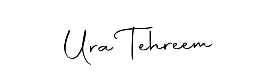 Create a beautiful signature design for name Ura Tehreem. With this signature (Autography-DOLnW) fonts, you can make a handwritten signature for free. Ura Tehreem signature style 10 images and pictures png