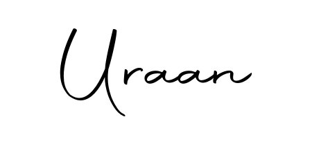A sleek calligraphic signature for name Uraan utilizing Autography-DOLnW styling. Great for adding personal signatures to photos and art. Uraan signature style 10 images and pictures png