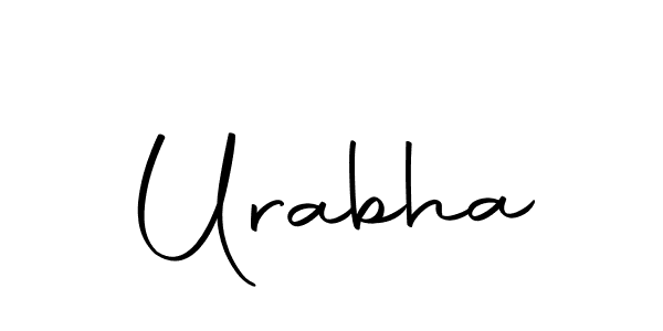 You can use this online signature creator to create a handwritten signature for the name Urabha. This is the best online autograph maker. Urabha signature style 10 images and pictures png
