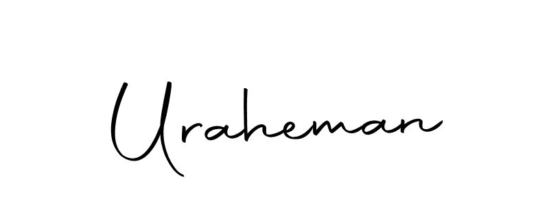 Make a beautiful signature design for name Uraheman. With this signature (Autography-DOLnW) style, you can create a handwritten signature for free. Uraheman signature style 10 images and pictures png