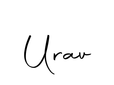 You should practise on your own different ways (Autography-DOLnW) to write your name (Urav) in signature. don't let someone else do it for you. Urav signature style 10 images and pictures png
