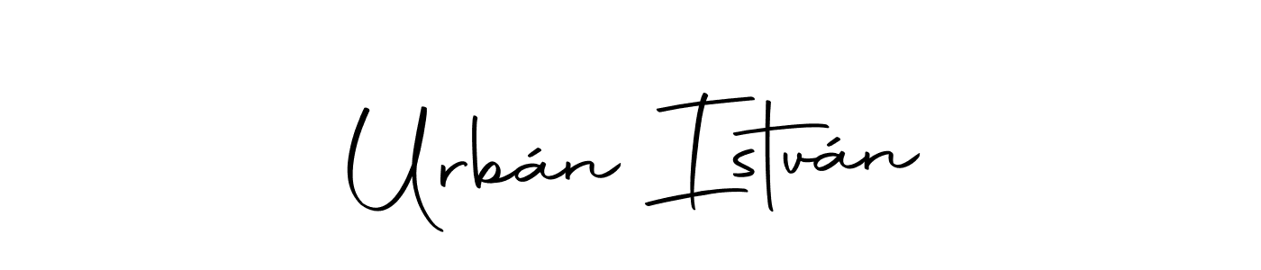 Check out images of Autograph of Urbán István name. Actor Urbán István Signature Style. Autography-DOLnW is a professional sign style online. Urbán István signature style 10 images and pictures png