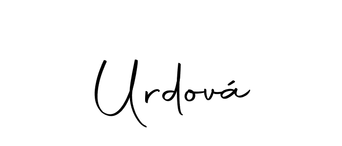 How to make Urdová name signature. Use Autography-DOLnW style for creating short signs online. This is the latest handwritten sign. Urdová signature style 10 images and pictures png