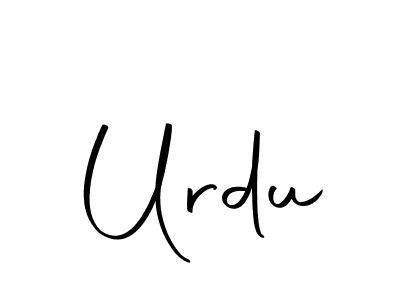 Create a beautiful signature design for name Urdu. With this signature (Autography-DOLnW) fonts, you can make a handwritten signature for free. Urdu signature style 10 images and pictures png