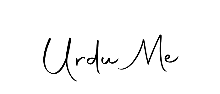 How to make Urdu Me signature? Autography-DOLnW is a professional autograph style. Create handwritten signature for Urdu Me name. Urdu Me signature style 10 images and pictures png