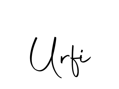 Use a signature maker to create a handwritten signature online. With this signature software, you can design (Autography-DOLnW) your own signature for name Urfi. Urfi signature style 10 images and pictures png