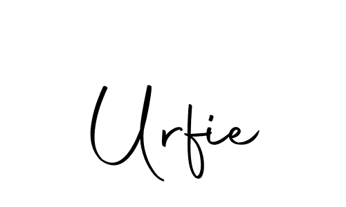 if you are searching for the best signature style for your name Urfie. so please give up your signature search. here we have designed multiple signature styles  using Autography-DOLnW. Urfie signature style 10 images and pictures png