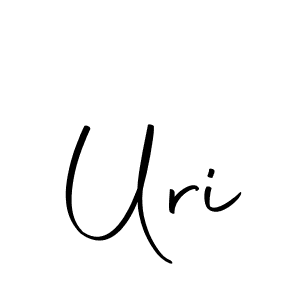 You should practise on your own different ways (Autography-DOLnW) to write your name (Uri) in signature. don't let someone else do it for you. Uri signature style 10 images and pictures png