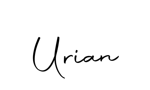 Urian stylish signature style. Best Handwritten Sign (Autography-DOLnW) for my name. Handwritten Signature Collection Ideas for my name Urian. Urian signature style 10 images and pictures png