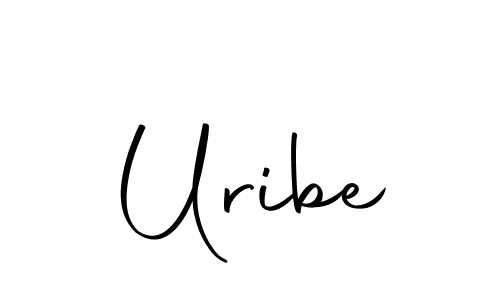 How to make Uribe name signature. Use Autography-DOLnW style for creating short signs online. This is the latest handwritten sign. Uribe signature style 10 images and pictures png