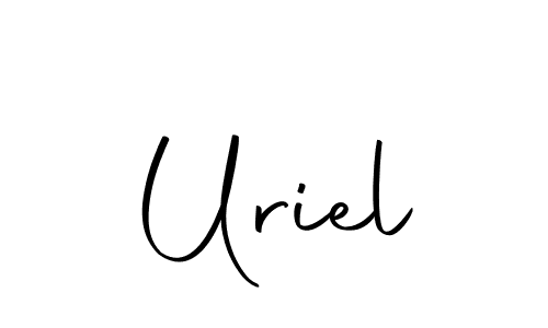 Create a beautiful signature design for name Uriel. With this signature (Autography-DOLnW) fonts, you can make a handwritten signature for free. Uriel signature style 10 images and pictures png