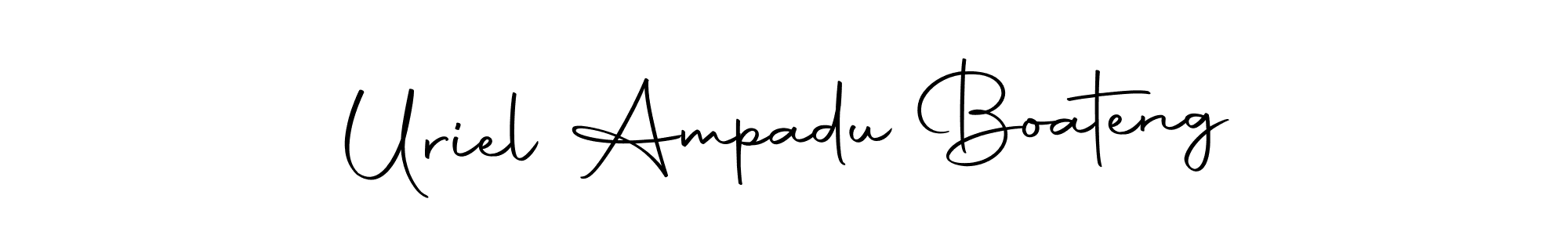 Make a beautiful signature design for name Uriel Ampadu Boateng. Use this online signature maker to create a handwritten signature for free. Uriel Ampadu Boateng signature style 10 images and pictures png