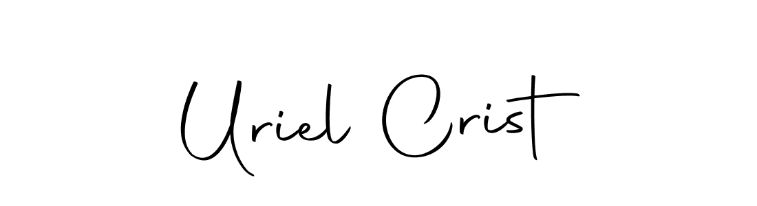 How to make Uriel Crist name signature. Use Autography-DOLnW style for creating short signs online. This is the latest handwritten sign. Uriel Crist signature style 10 images and pictures png