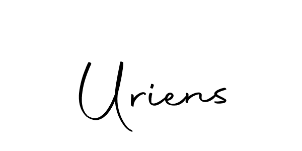 Use a signature maker to create a handwritten signature online. With this signature software, you can design (Autography-DOLnW) your own signature for name Uriens. Uriens signature style 10 images and pictures png