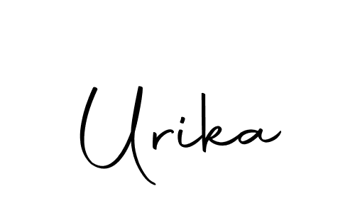 Make a beautiful signature design for name Urika. With this signature (Autography-DOLnW) style, you can create a handwritten signature for free. Urika signature style 10 images and pictures png