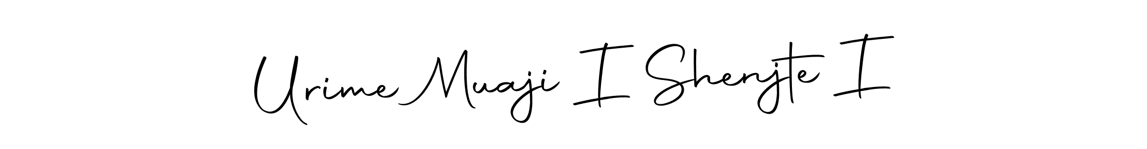 Make a beautiful signature design for name Urime Muaji I Shenjte I. Use this online signature maker to create a handwritten signature for free. Urime Muaji I Shenjte I signature style 10 images and pictures png