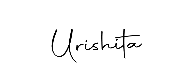 You should practise on your own different ways (Autography-DOLnW) to write your name (Urishita) in signature. don't let someone else do it for you. Urishita signature style 10 images and pictures png