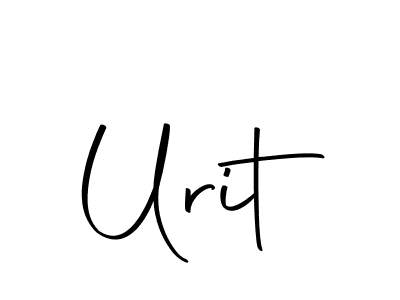 How to make Urit signature? Autography-DOLnW is a professional autograph style. Create handwritten signature for Urit name. Urit signature style 10 images and pictures png