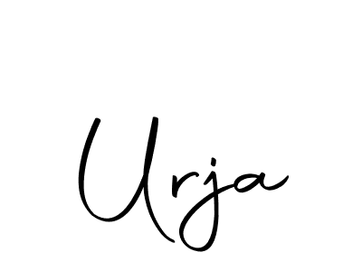 Create a beautiful signature design for name Urja. With this signature (Autography-DOLnW) fonts, you can make a handwritten signature for free. Urja signature style 10 images and pictures png