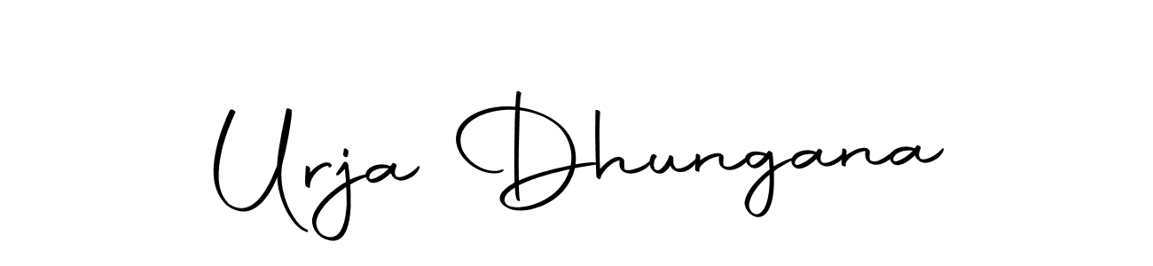 Design your own signature with our free online signature maker. With this signature software, you can create a handwritten (Autography-DOLnW) signature for name Urja Dhungana. Urja Dhungana signature style 10 images and pictures png