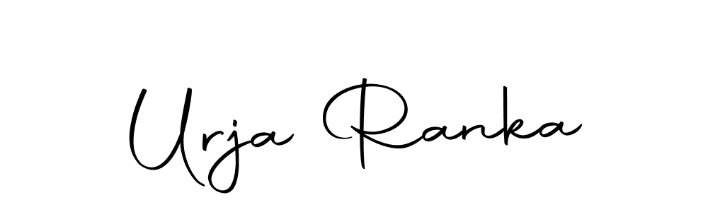 Urja Ranka stylish signature style. Best Handwritten Sign (Autography-DOLnW) for my name. Handwritten Signature Collection Ideas for my name Urja Ranka. Urja Ranka signature style 10 images and pictures png