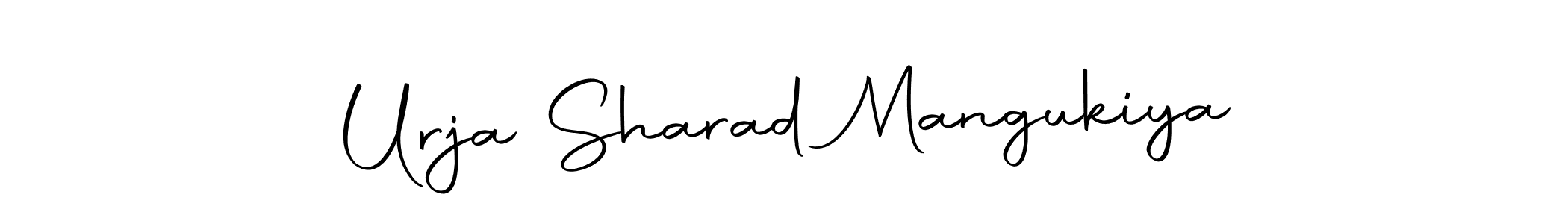 Also we have Urja Sharad Mangukiya name is the best signature style. Create professional handwritten signature collection using Autography-DOLnW autograph style. Urja Sharad Mangukiya signature style 10 images and pictures png